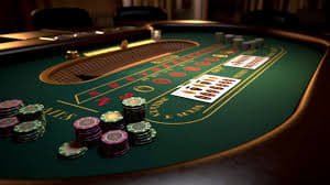 Live blackjack table at cun99
